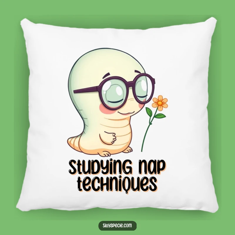 Funny Worm Pillow: Cuddle Up with Curiosity, Soft & Hilarious Decor