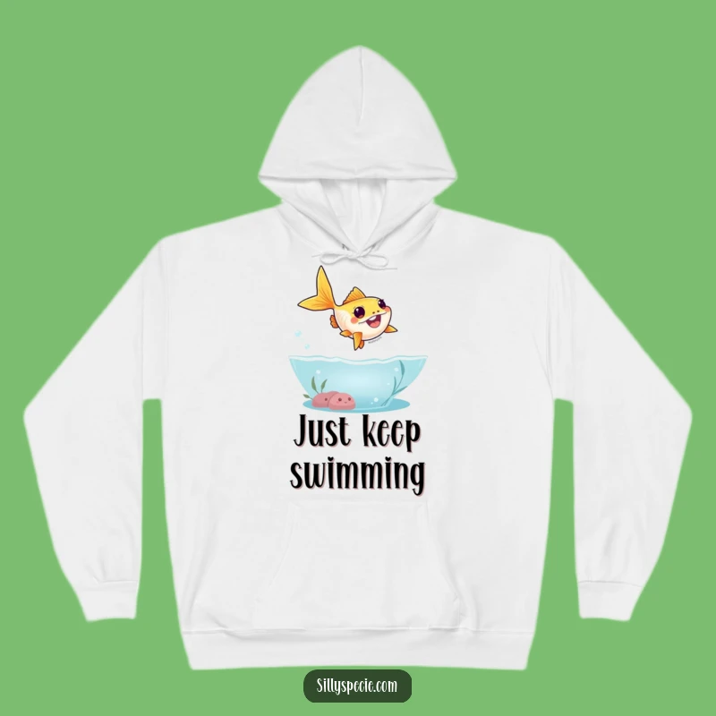 Funny Goldfish Hoodie: Leaping into Comfort, Hilarious & Cozy Fish Fan Wear