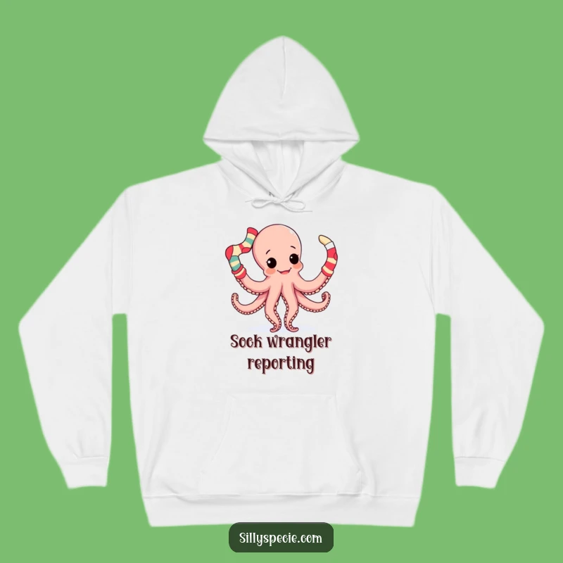 Funny Octopus Hoodie: Stay Warm While Juggling Socks, Hilarious & Cozy Outerwear